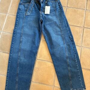NEW Nordstrom Classic “Barrel” Jeans - Blue